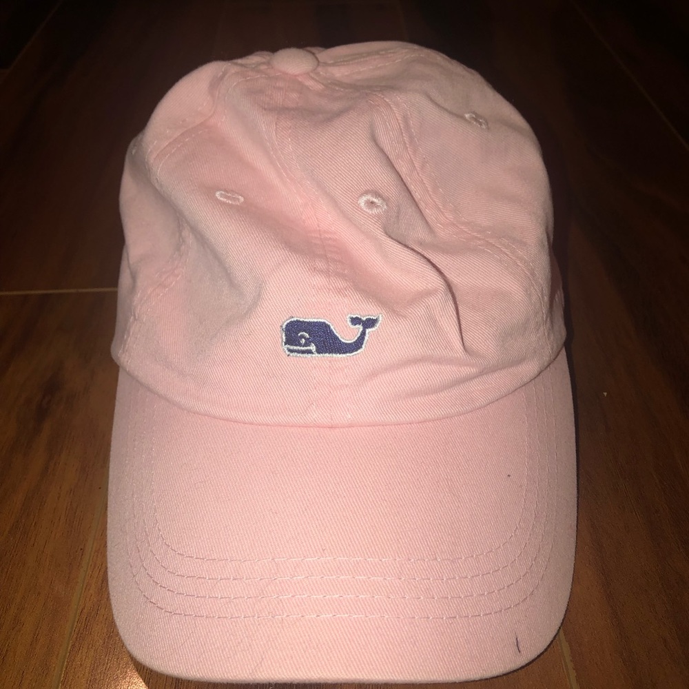 Pink Vineyard Vines Baseball Cap